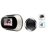 0.3 Mega Pixel 2.8-Inch LCD Peephole Camera Viewer with Auto Picturing 160-Degree Viewing Angle
